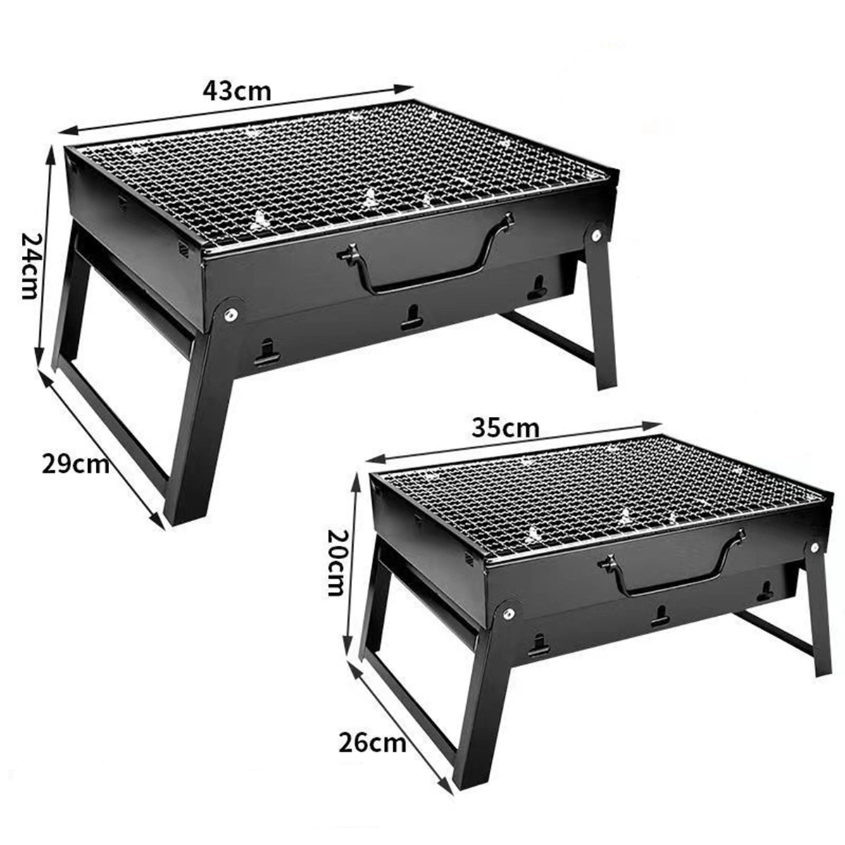 Folding Portable Barbecue Charcoal Grill 3
