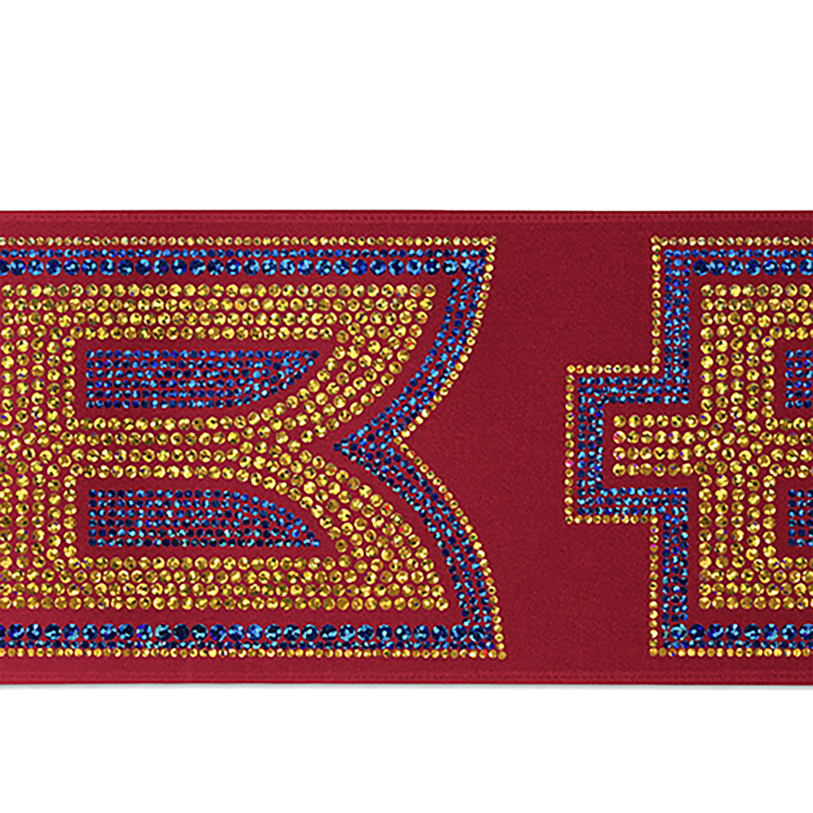 4" Badge Satin Ribbon - 25yd Roll - Sparkle 17