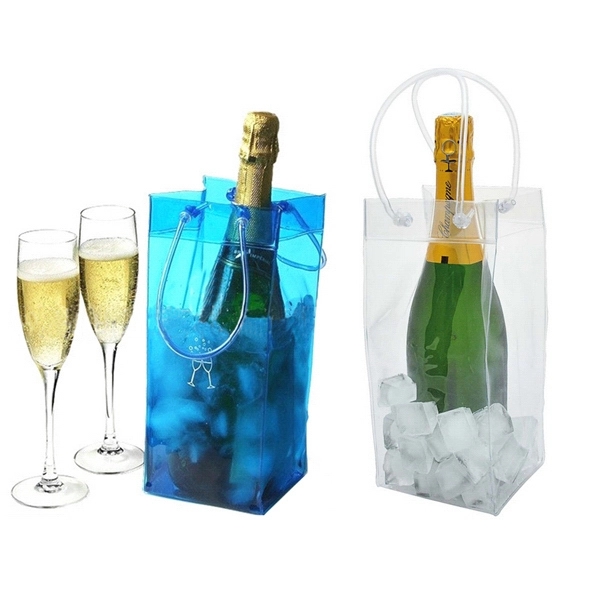 PVC Clear Wine Chiller Bag 2