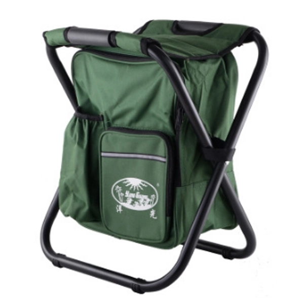 Folding Camping Fishing Chair Stool Backpack with Cooler 7