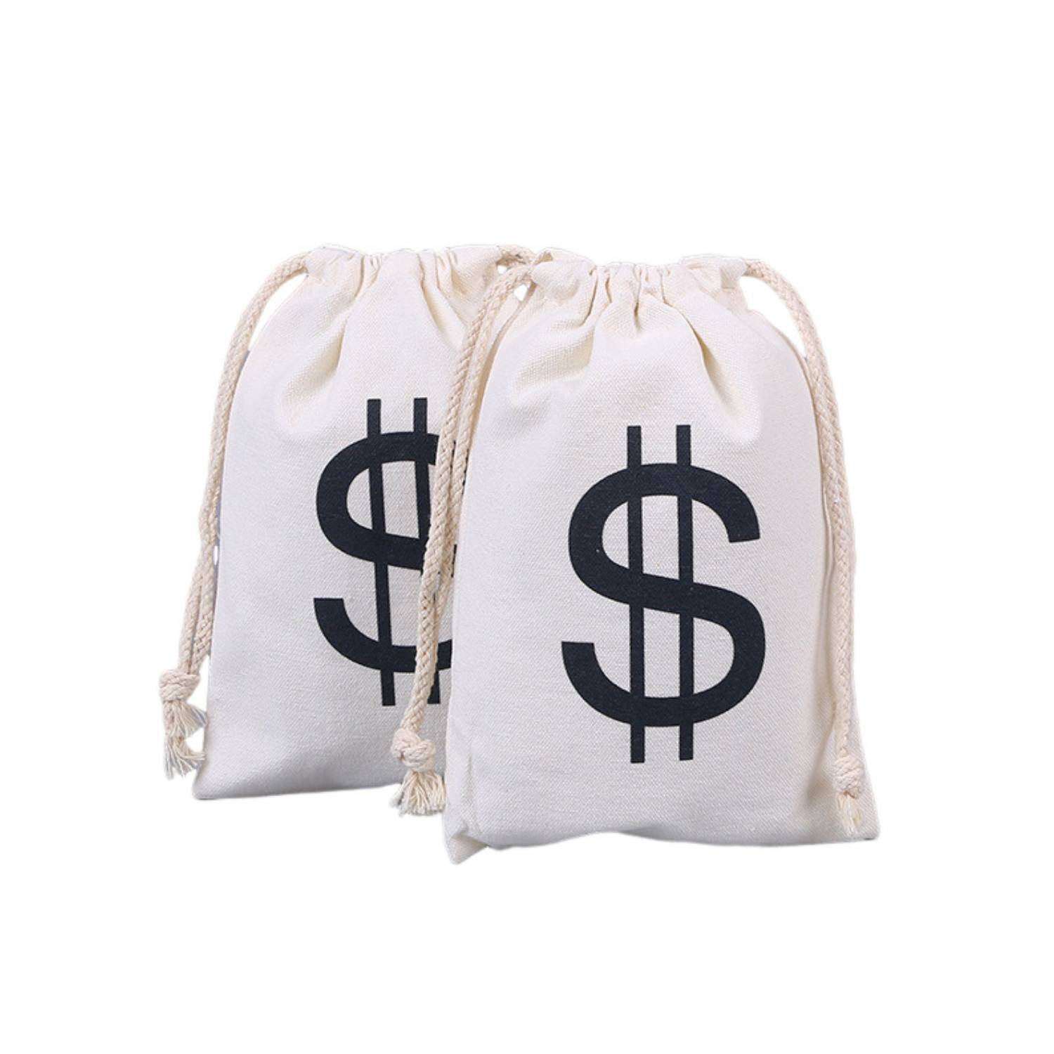 Cotton Canvas Drawstring Pouch 2