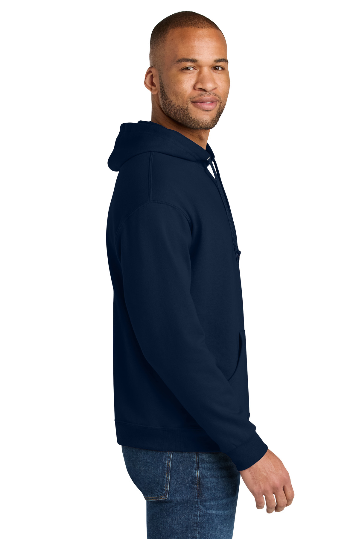 Jerzees Ultimate Unisex CVC Ring Spun Hooded Sweatshirt IC49M 97