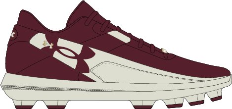 UA Harper 10 TPU Jr. Boys' Baseball Cleats 2