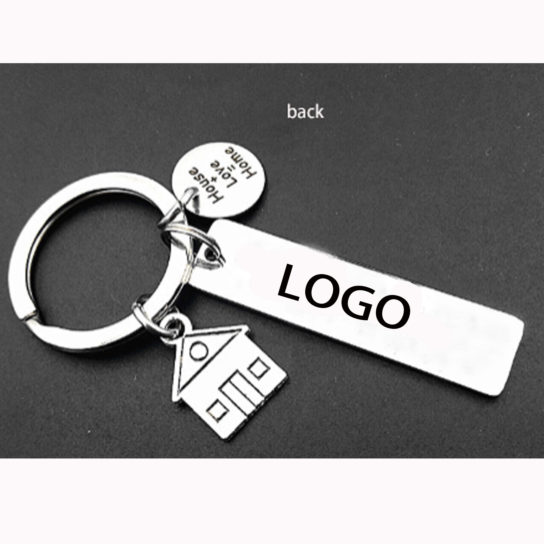 Keychain with 3 charms