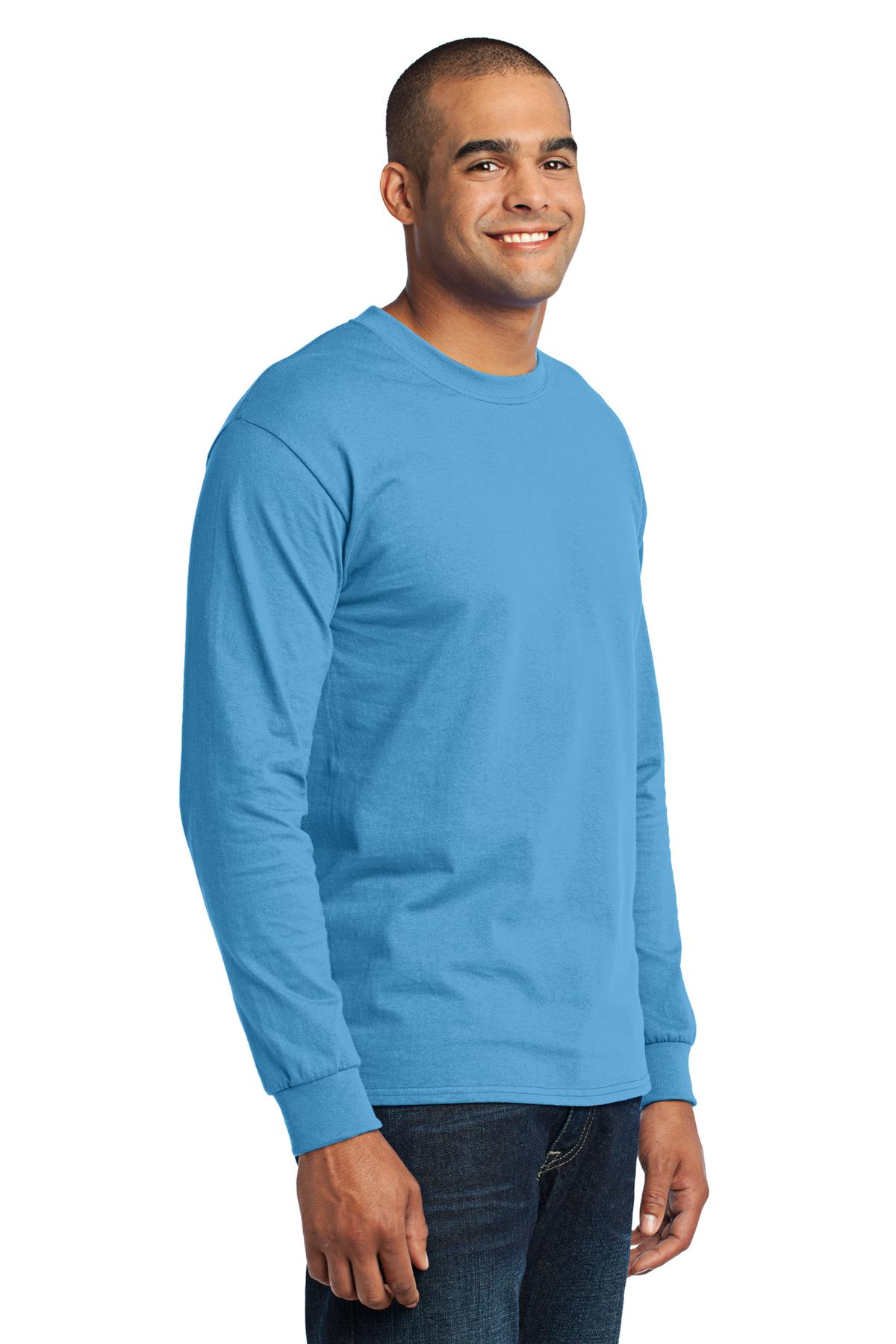 Port & Co Long Sleeve Core Blend Tee. PC55LS 91