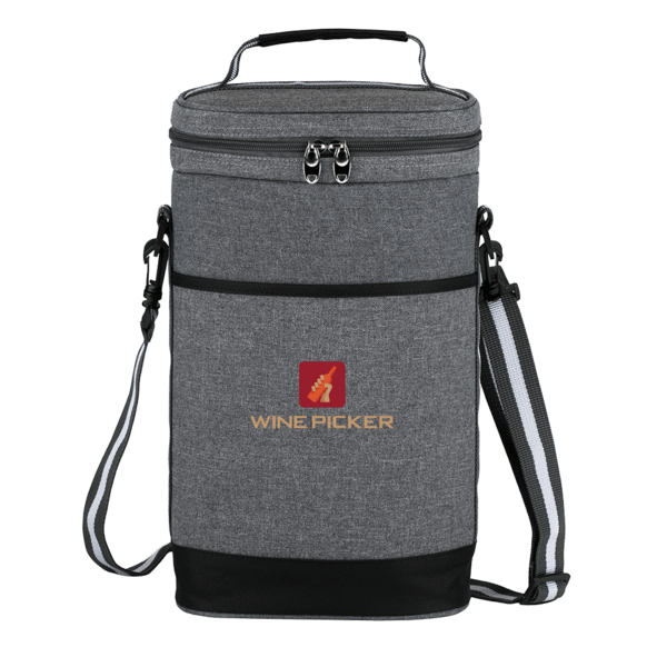 Paso Robles Wine Bottle Cooler Bag, custom cooler bag with logo imprint 2