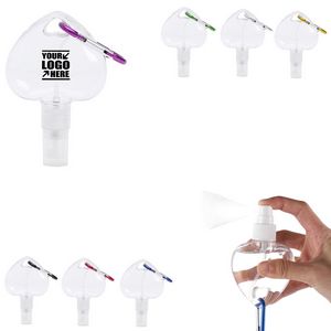 30ml Heart Spray Dispenser Bottle With Carabiner 14