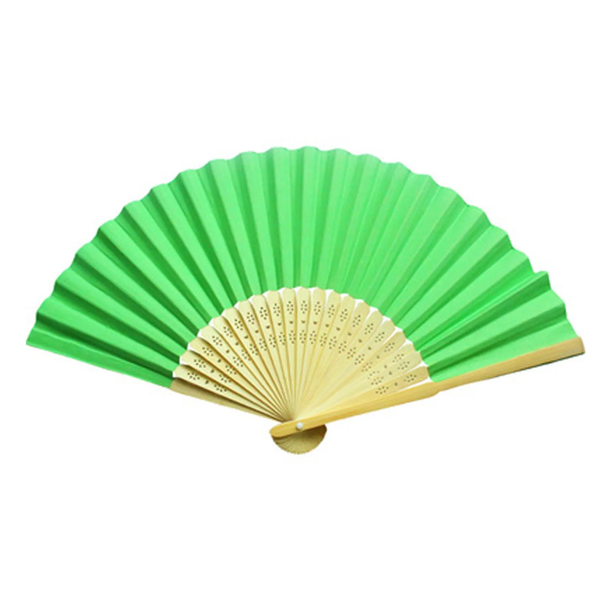 Bamboo Hand Held Folding Fan 8