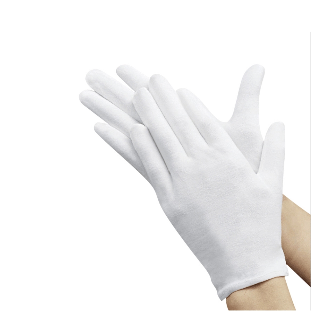 White Soft Cotton Work Glove 3