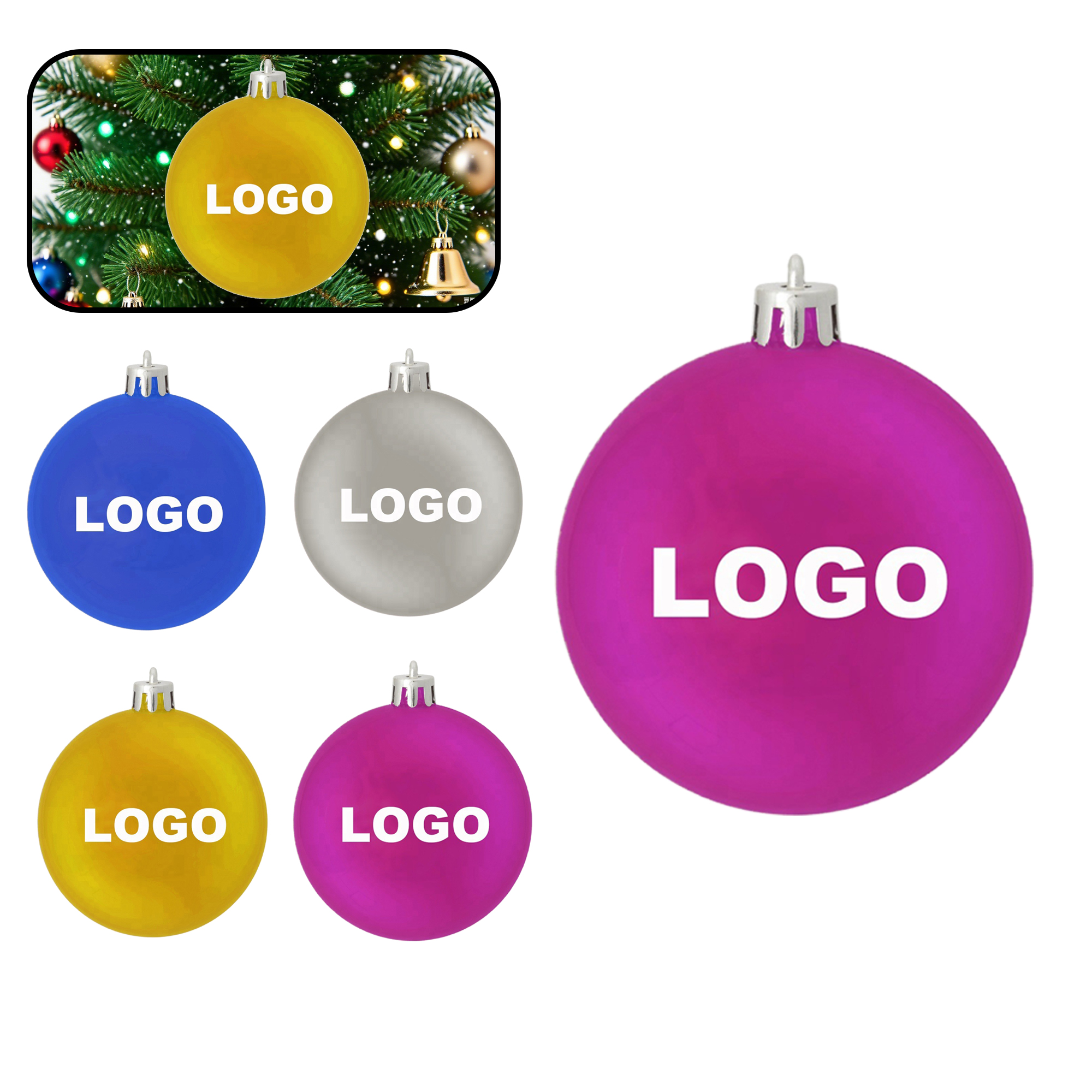 MOQ 20 PCS Holiday Tree Decorations 3