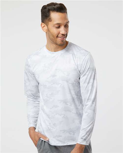 Unisex Pompano Performance Camo Long Sleeve T-Shirt - 217 10