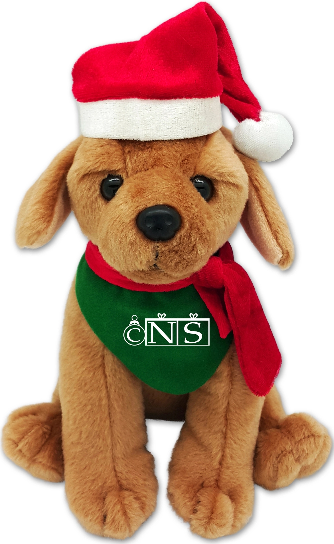EQP 96+ Christmas 8" Medium Sitting Dog - Golden Retriever 1