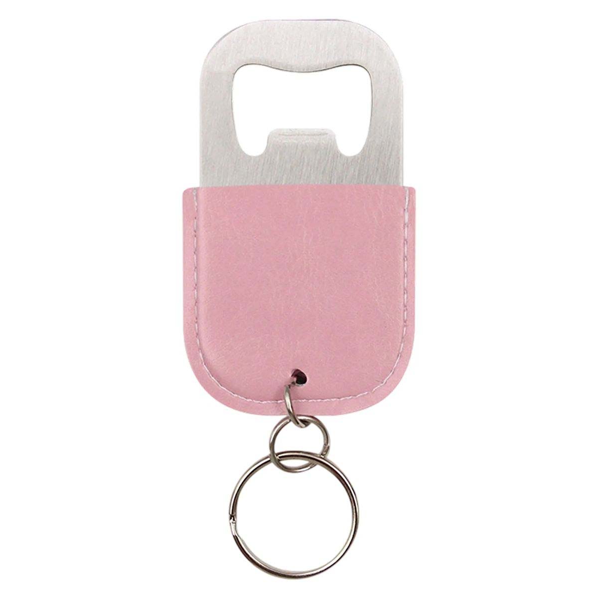Portable PU Leather Bottle Opener Keychain for Drinks 4