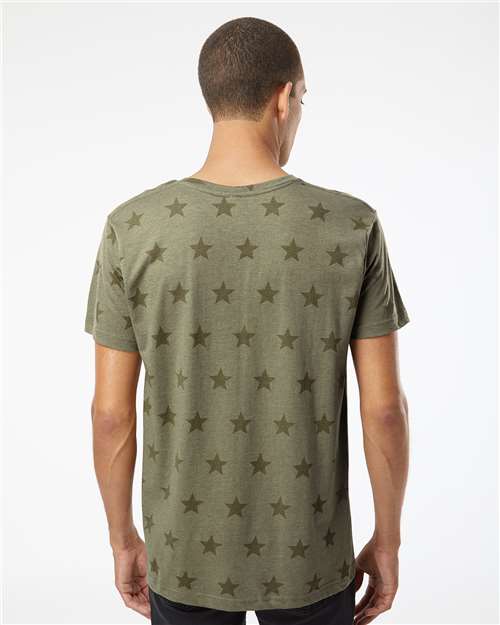 Unisex Star Print Tee - 3929 14