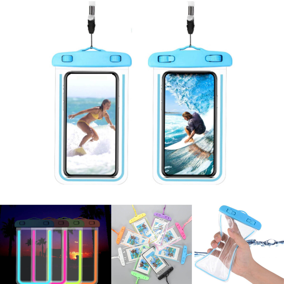 Durable Luminous Waterproof Phone Pouch