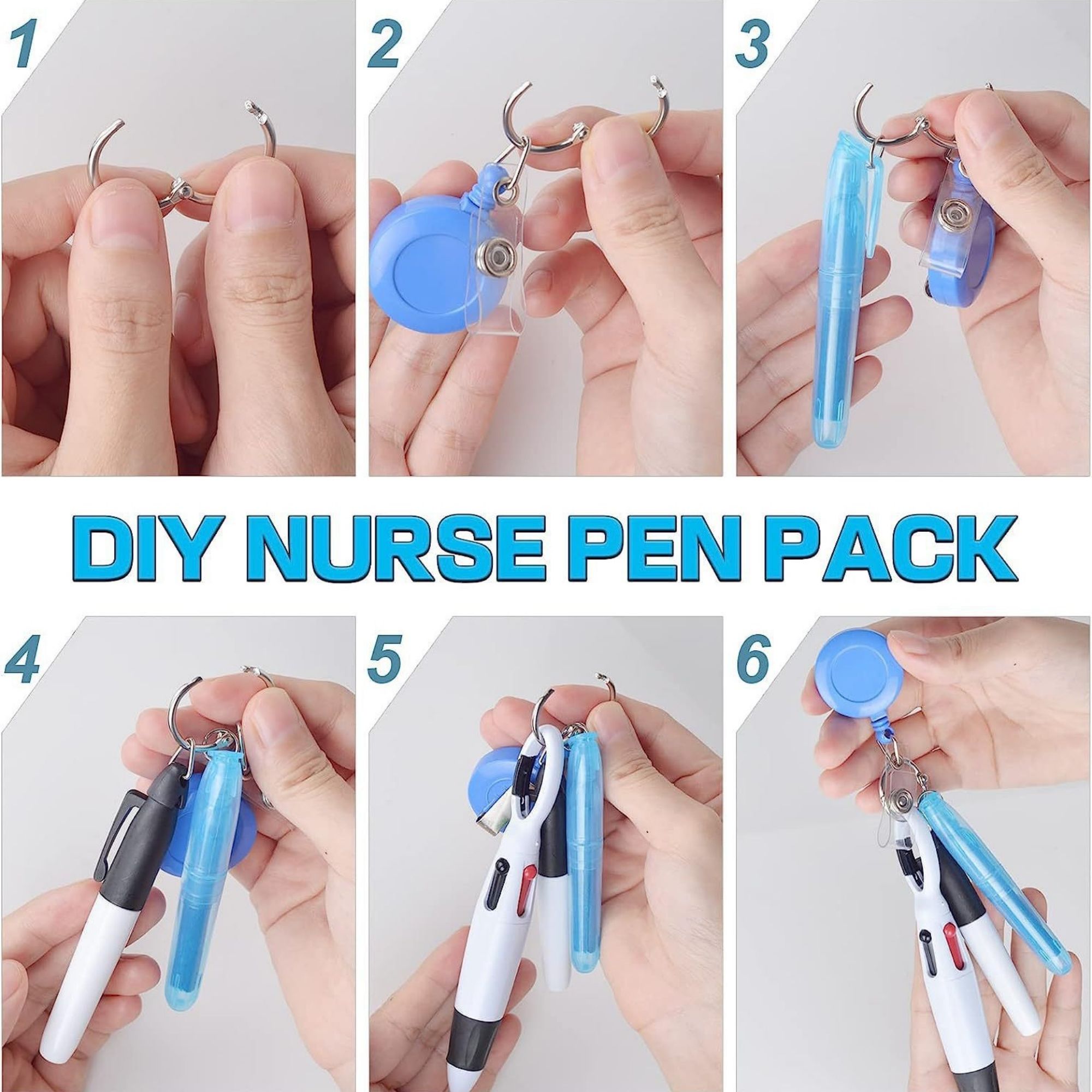Nurse Badge Clip Set 2
