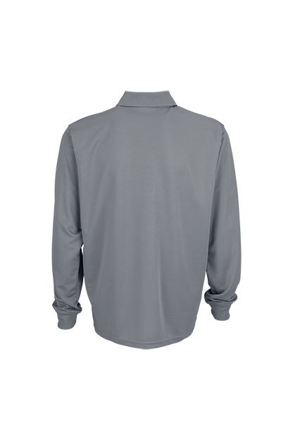 Vansport Omega Long Sleeve Solid Mesh Tech Polo 7