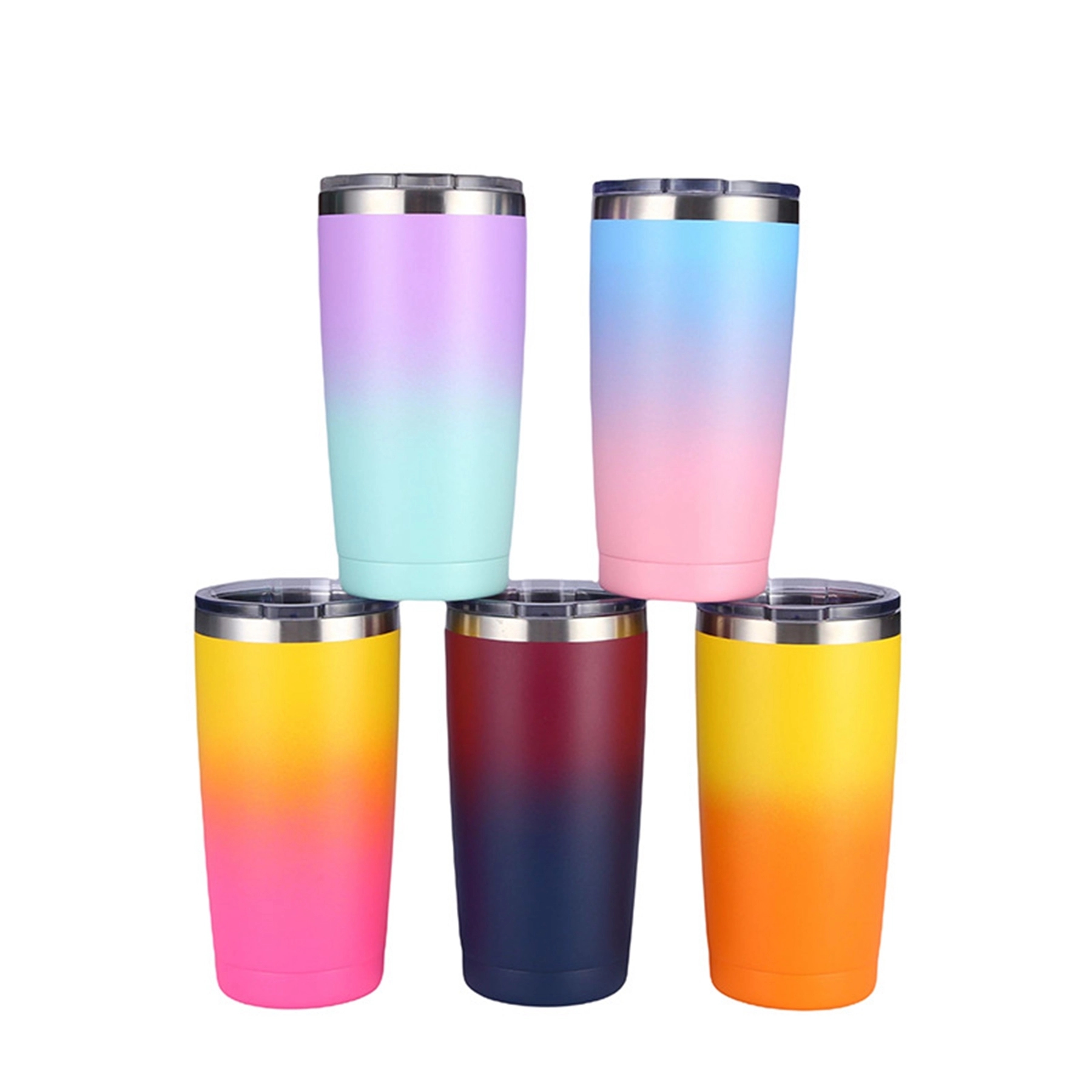 20 oz Gradient Double Wall Coffee Travel Mug 2