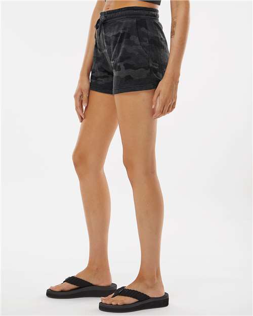 Women's Lightweight California Wave Wash Fleece Shorts - PRM20SRT 60
