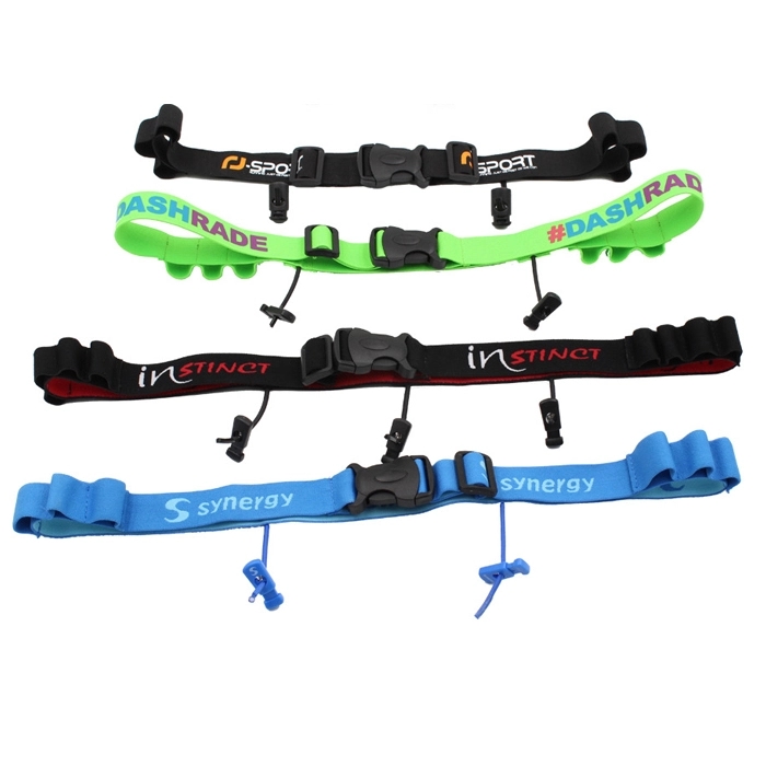 RACE NUMBER BELT WITH 6 ENERGY GEL HOLDERS 1