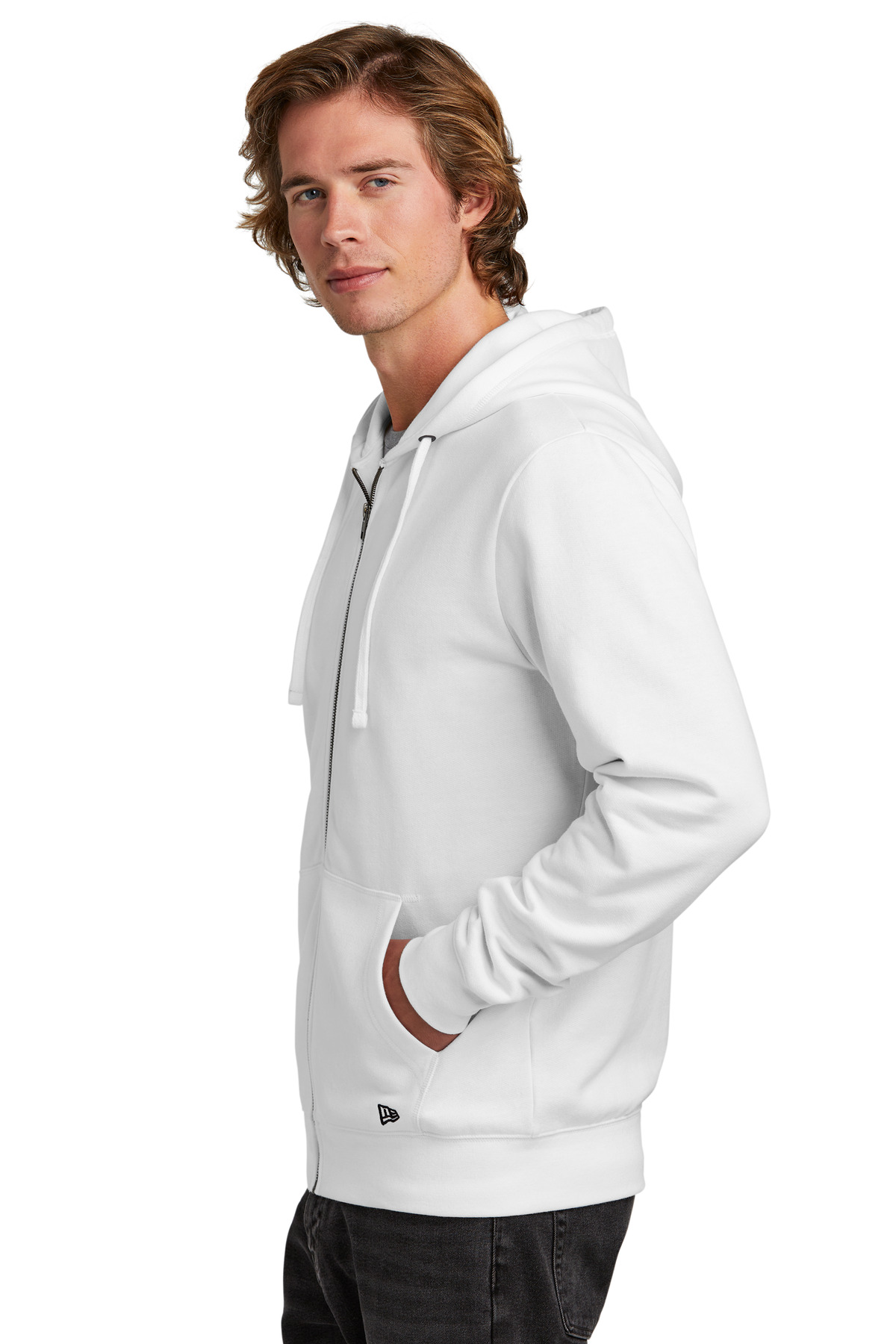 New Era Comeback Fleece Full-Zip Hoodie NEA551, custom hoodie or sweatshirt with logo imprint 32