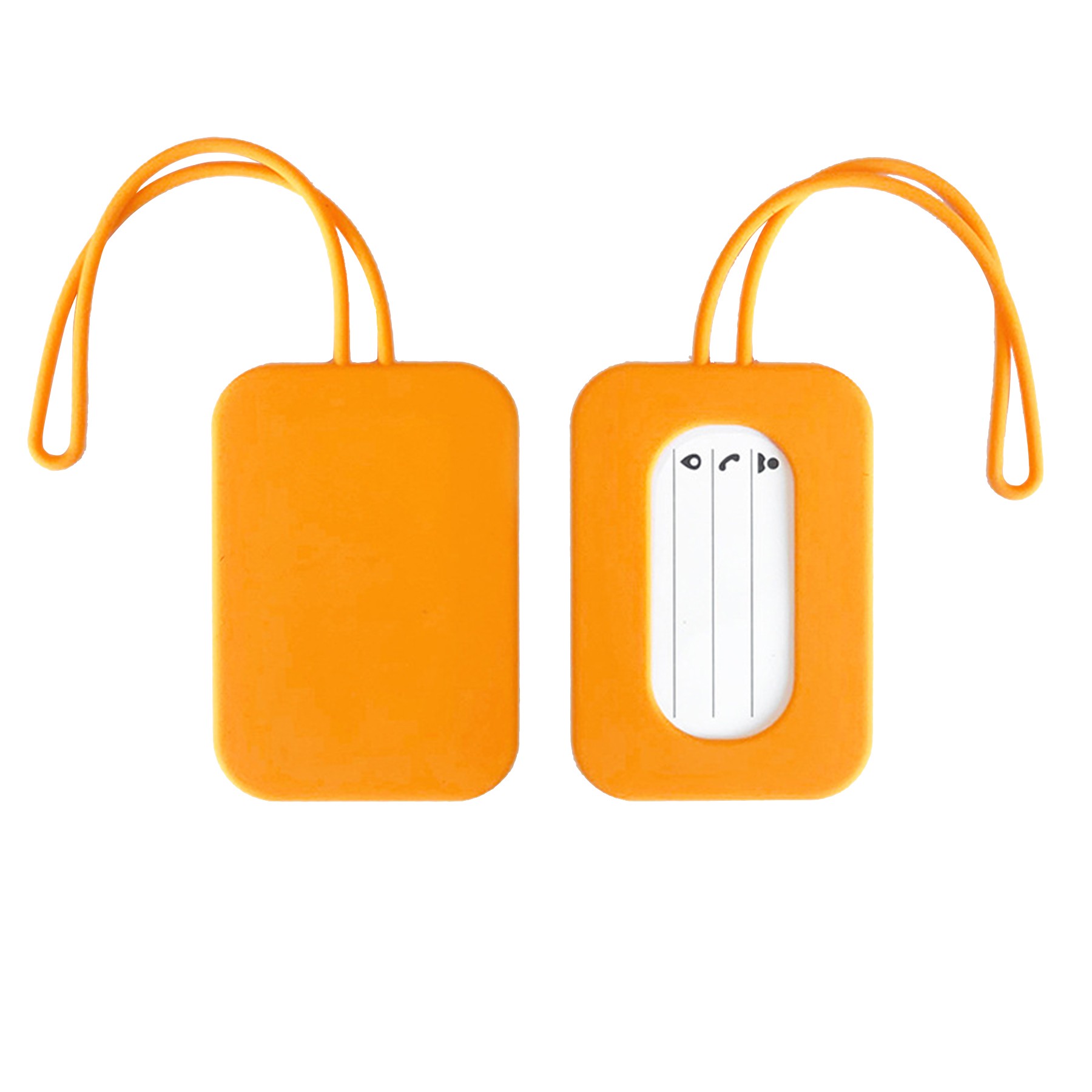 Silicone Luggage Tag with Name ID Card 4