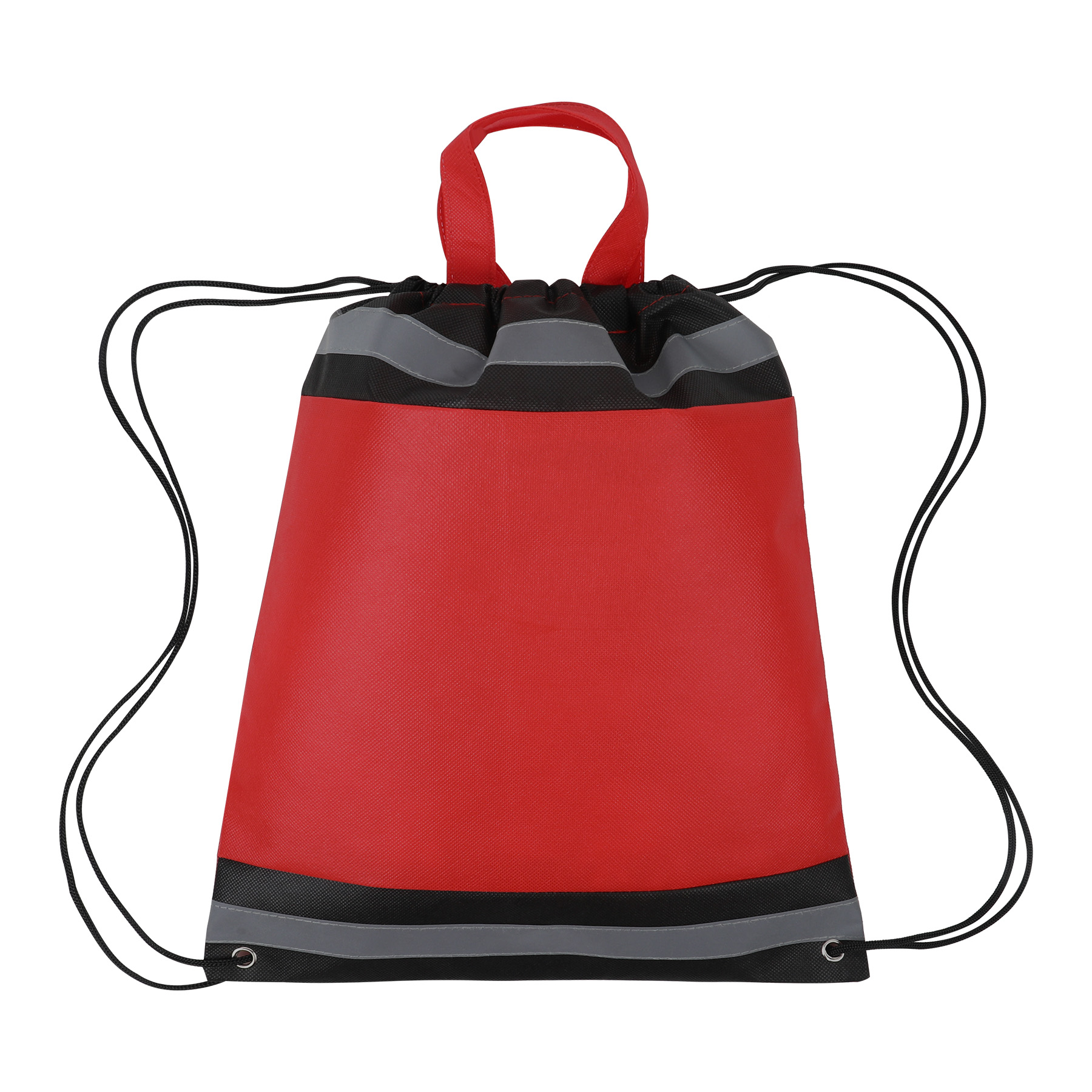 Reflective Non-Woven Drawstring Backpack 16