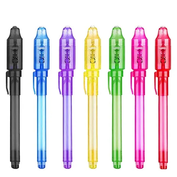 Invisible Disappearing Ink Pen With UV Light Party Toy 3