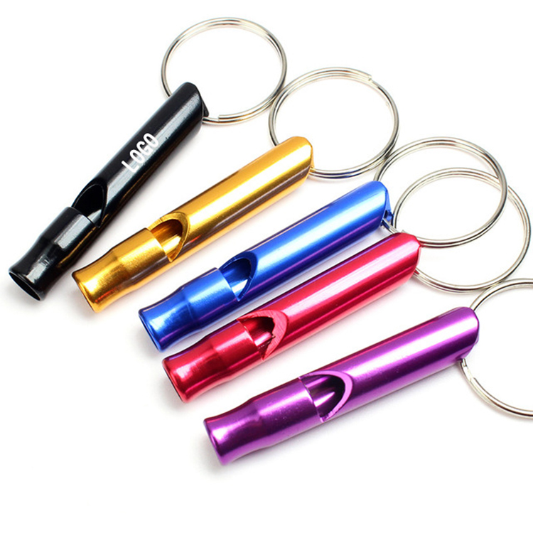 2 1/2" L Whistle with Keychain 5