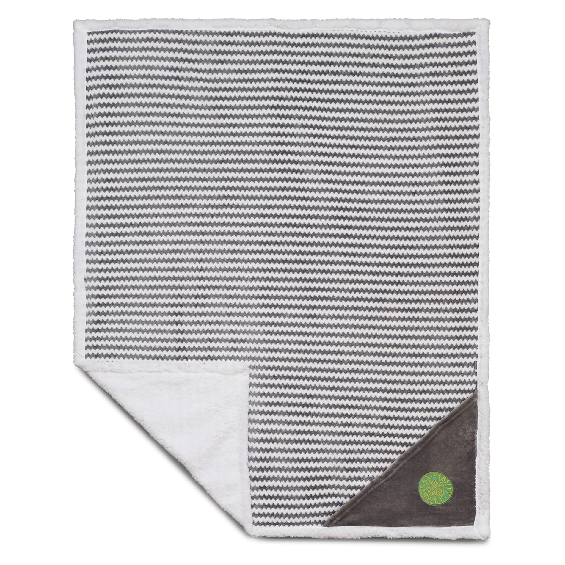 Field & Co.® Chevron Striped Sherpa Blanket 91