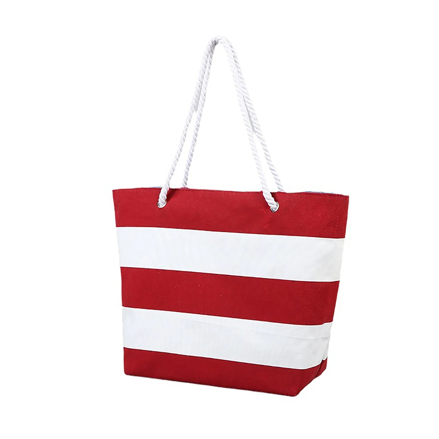 Large Volume Canvas Beach Tote Bag, custom tote bag with logo imprint 4
