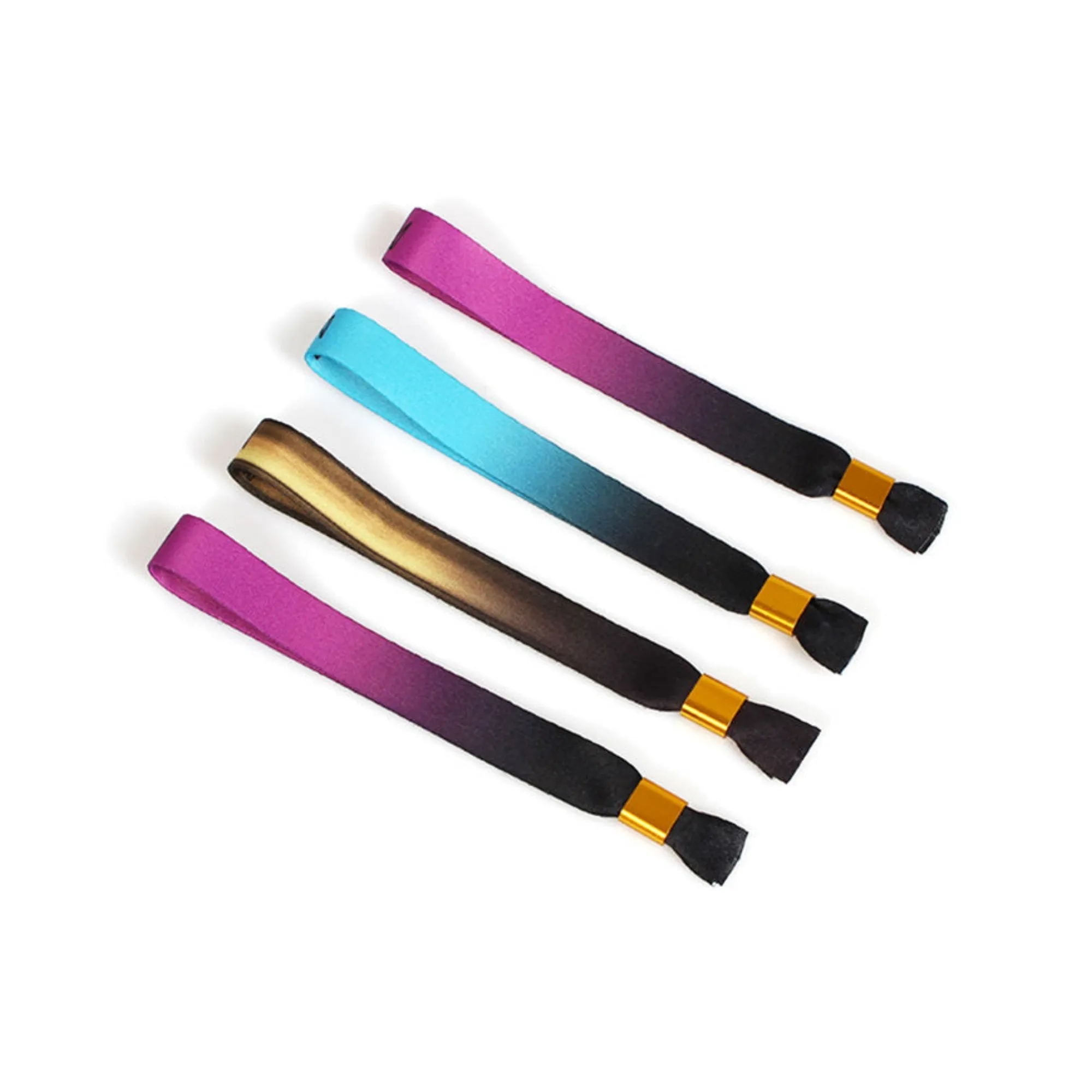 Advertising Polyester Cloth Event Wristbands 4