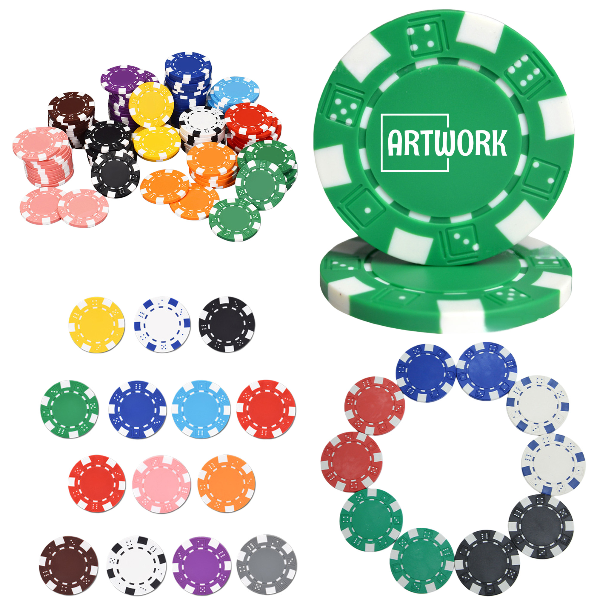 Durable Home Party Poker Chip 5