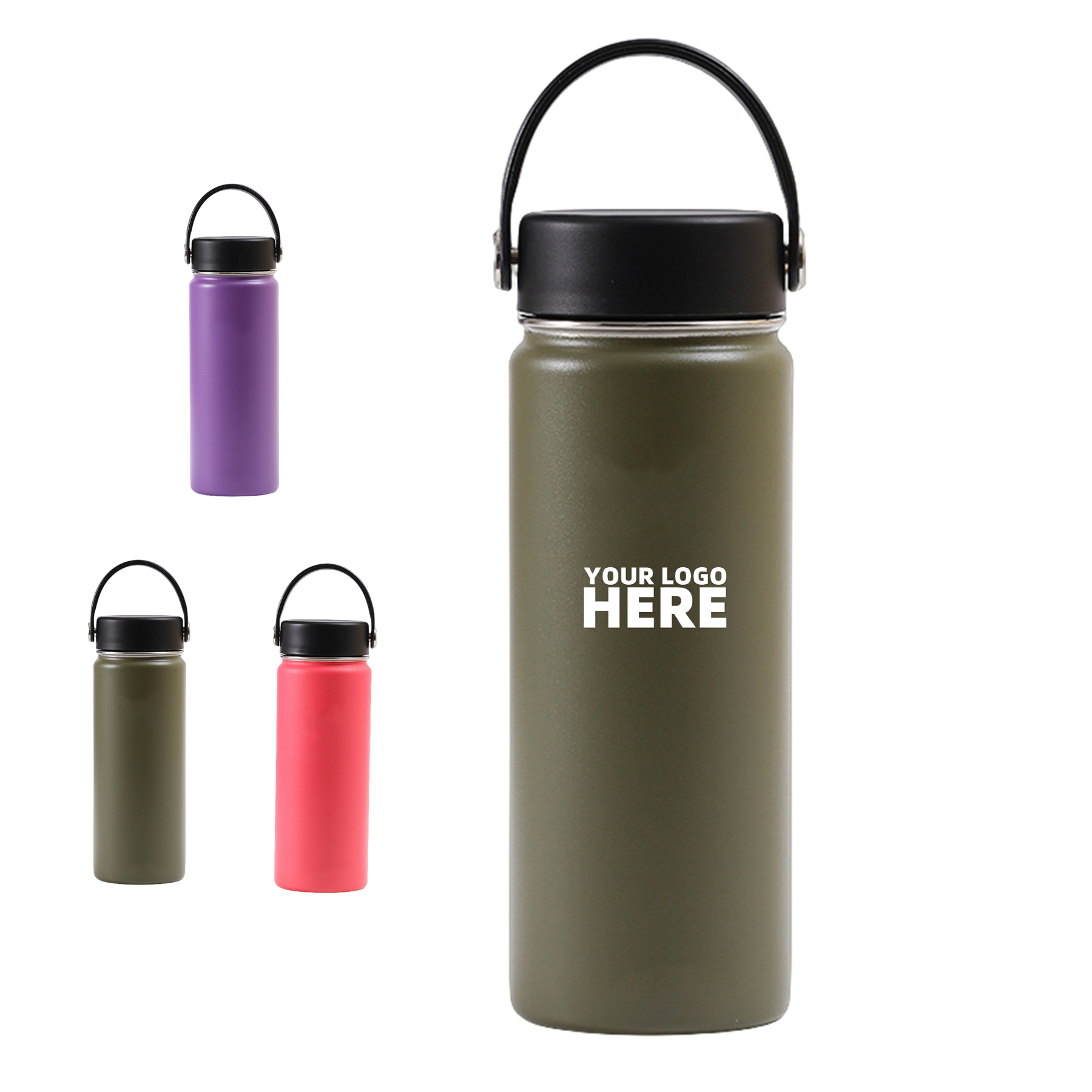 40 OZ Stainless Steel Water Bottle, custom water bottle with logo imprint 2