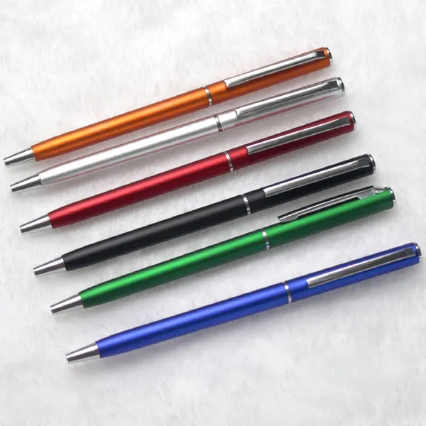 Plastic Slim Twist Ballpoint Pen 3