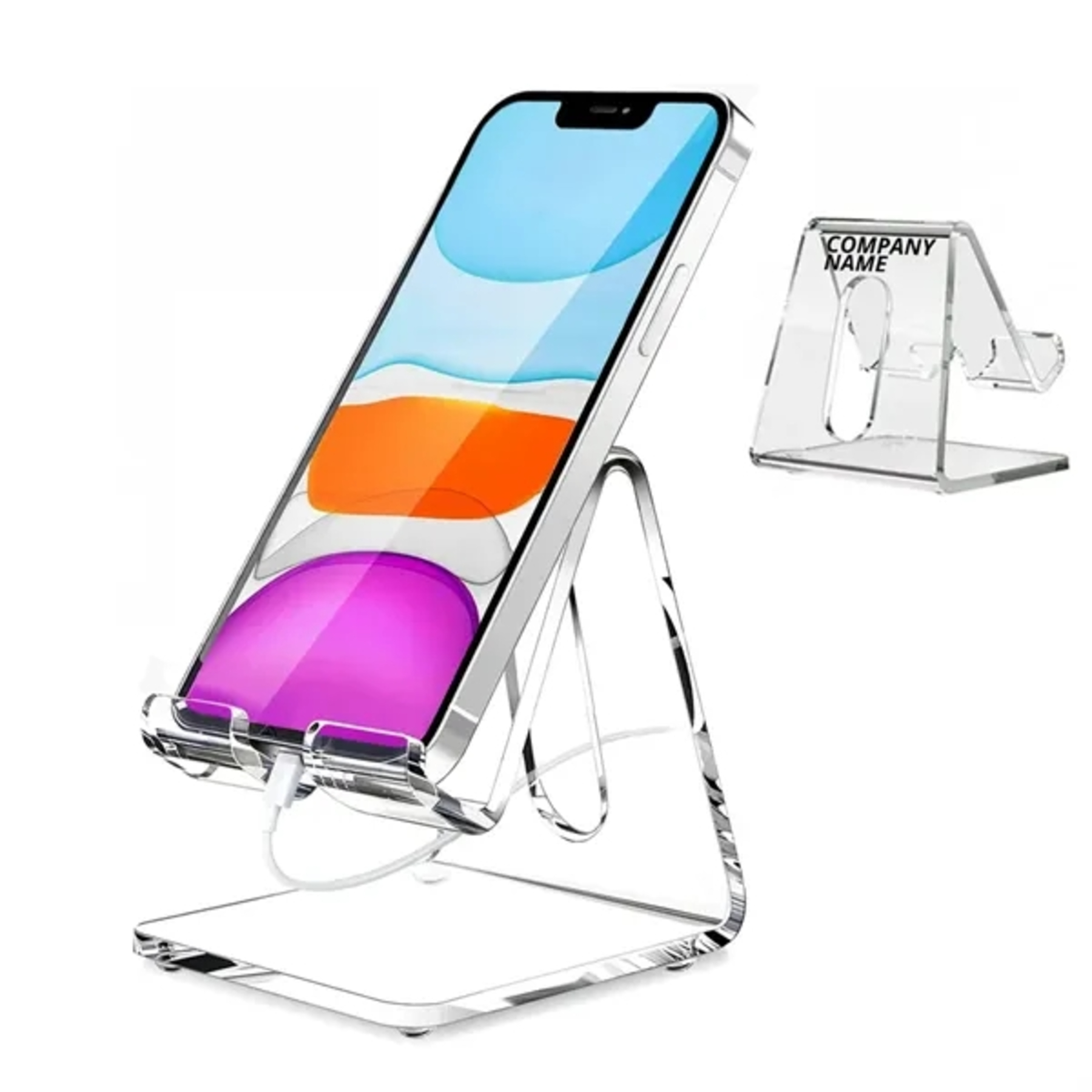 Clear Acrylic Phone Stand Holder 2