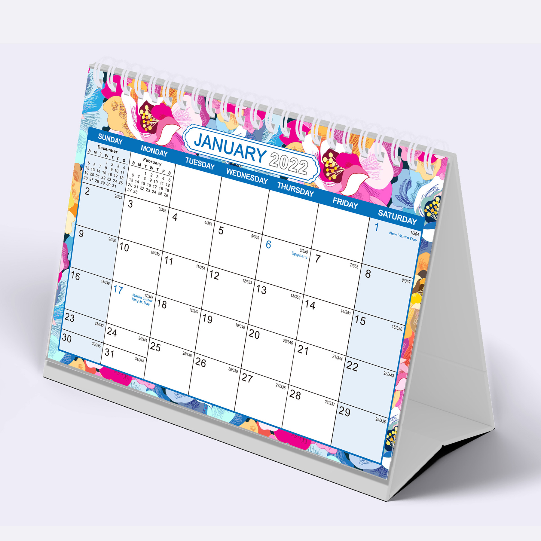 Standing Flip Desktop Calendar 2
