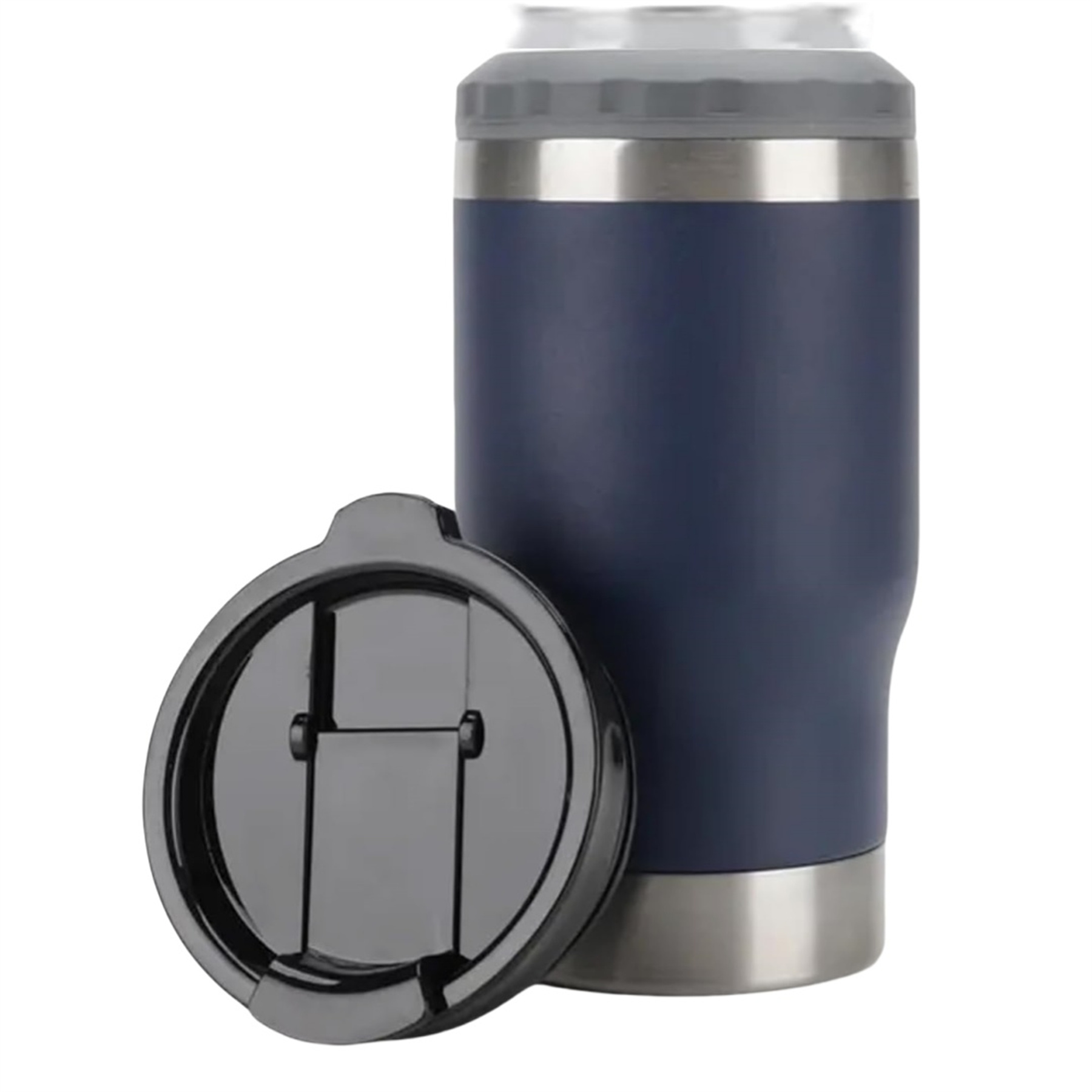 4 in 1 Stainless Steel Can Cooler, custom koozie with logo imprint 7
