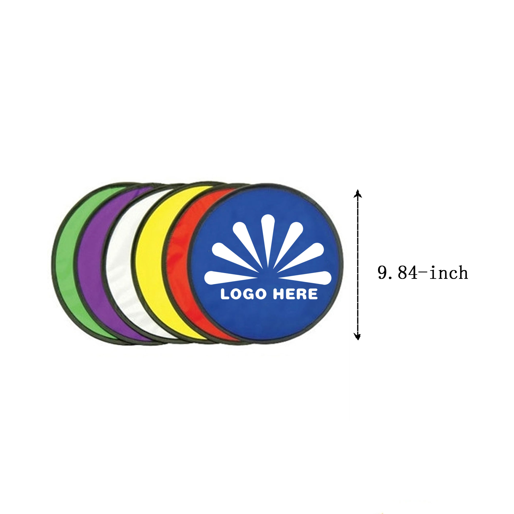 Foldable Flying Disc W/ Storage Bag MOQ 50 PCS 3