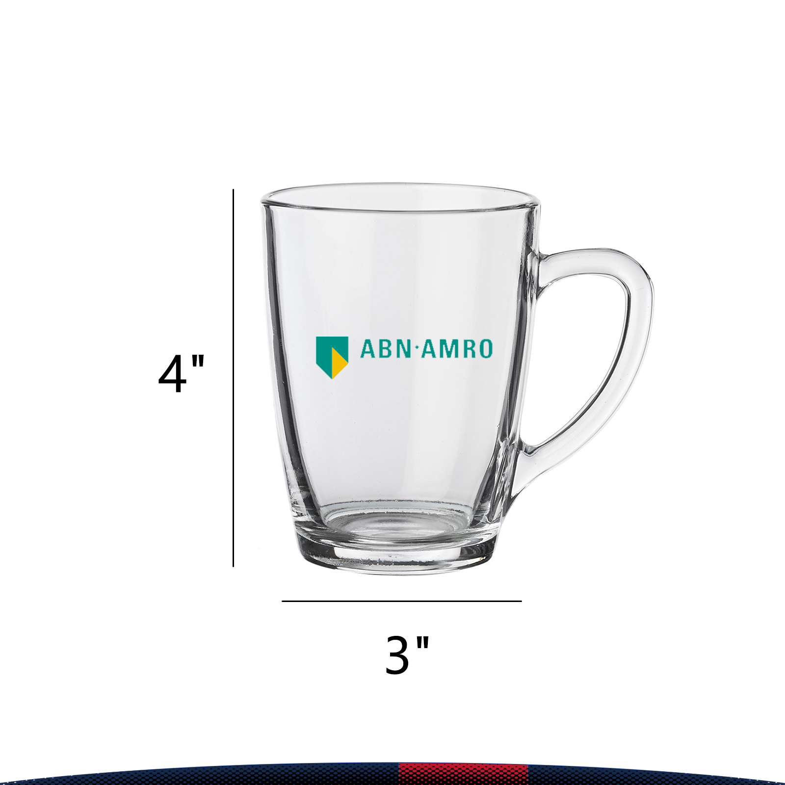 10OZ. Lofan Glass Coffee Mugs 2