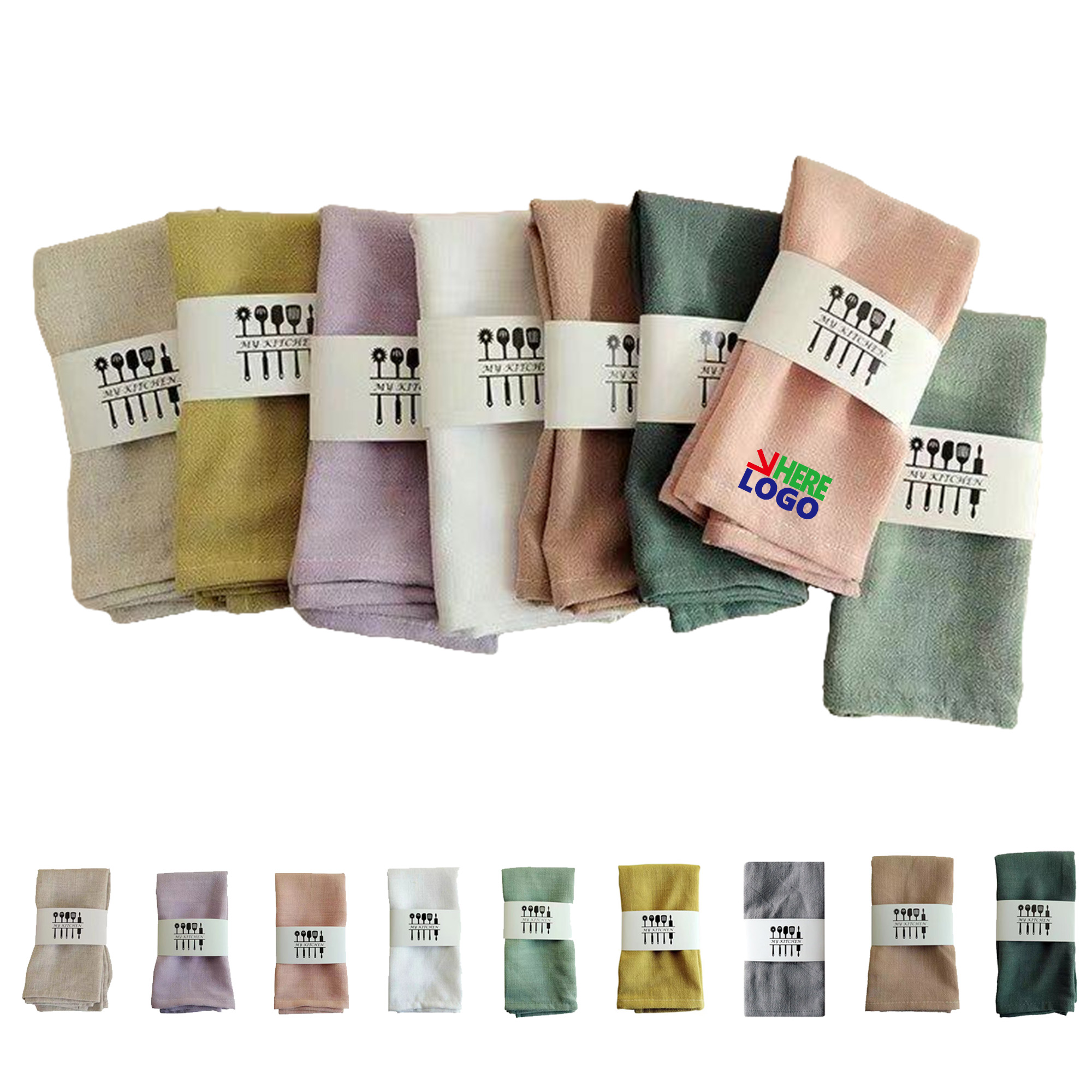 Square Hotel Napkin Towels 3