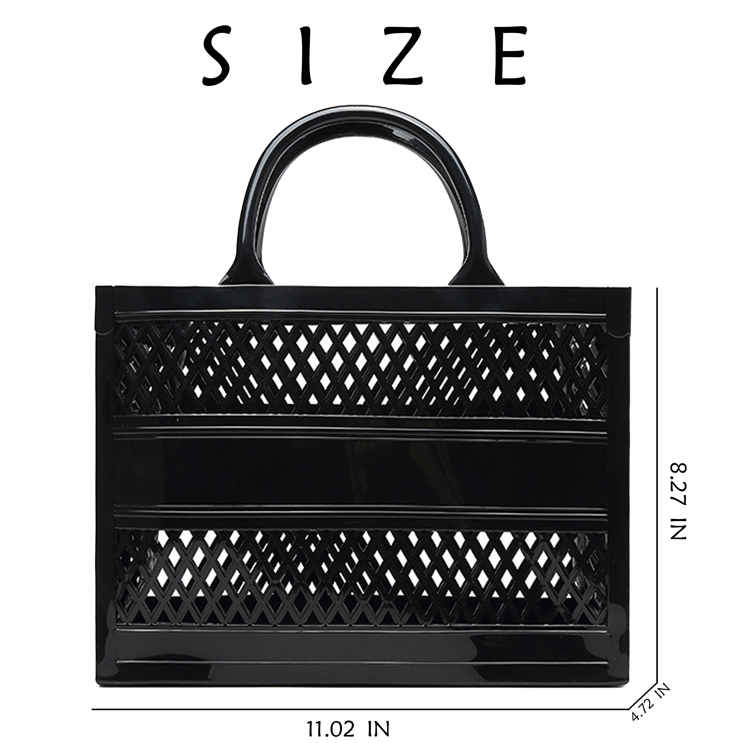 Pvc Small Beach Storage Tote Bag 6