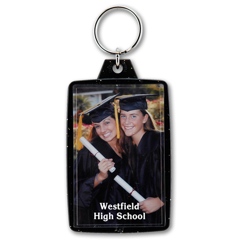 Translucent Sparkle Snap-In Keytag 2