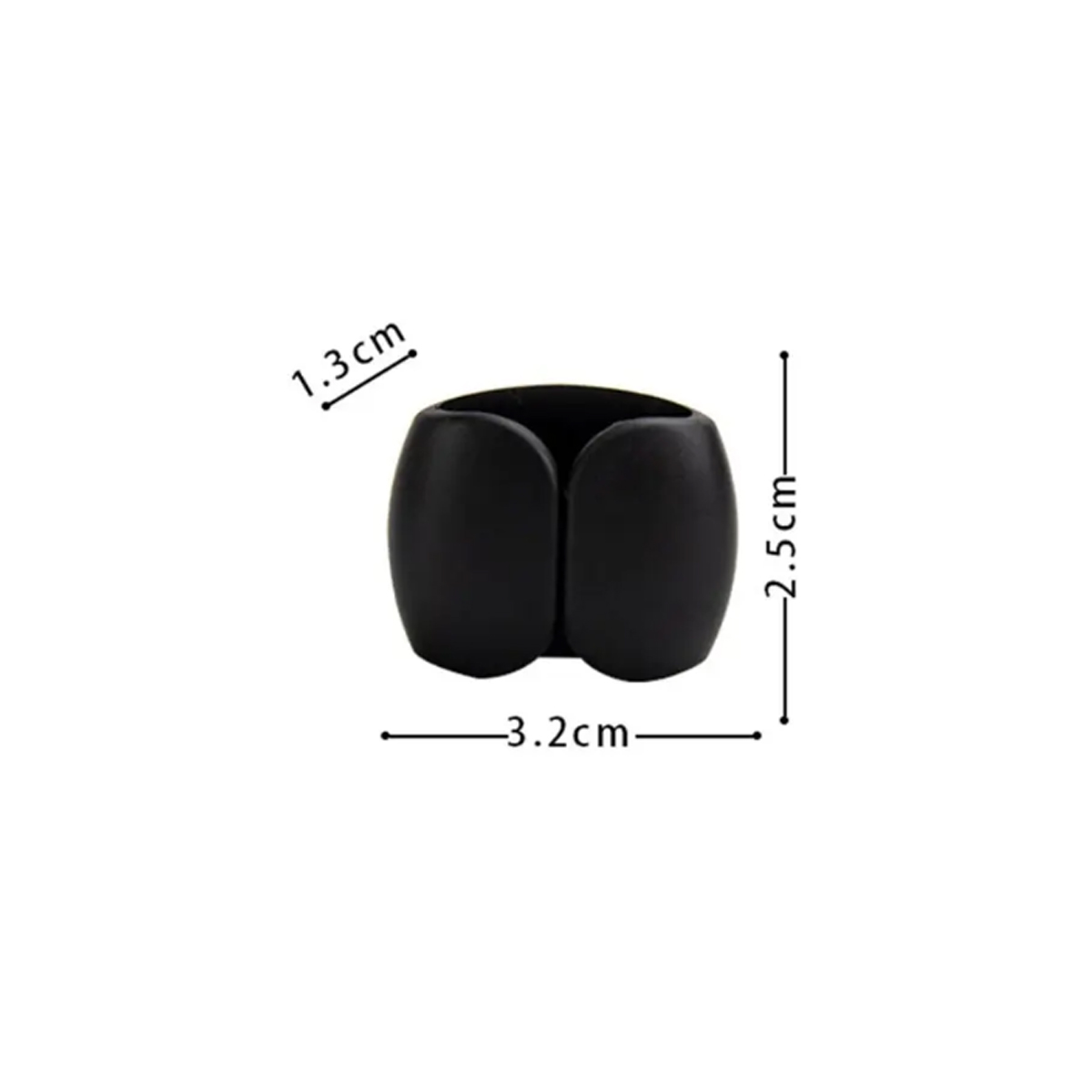 Desktop Cable Organizer Clip With Adhesive Backing 2