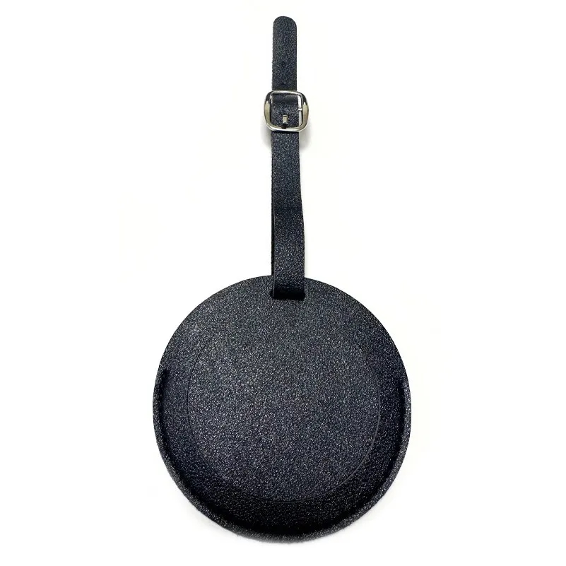 Round PU Leather Luggage Tag 3