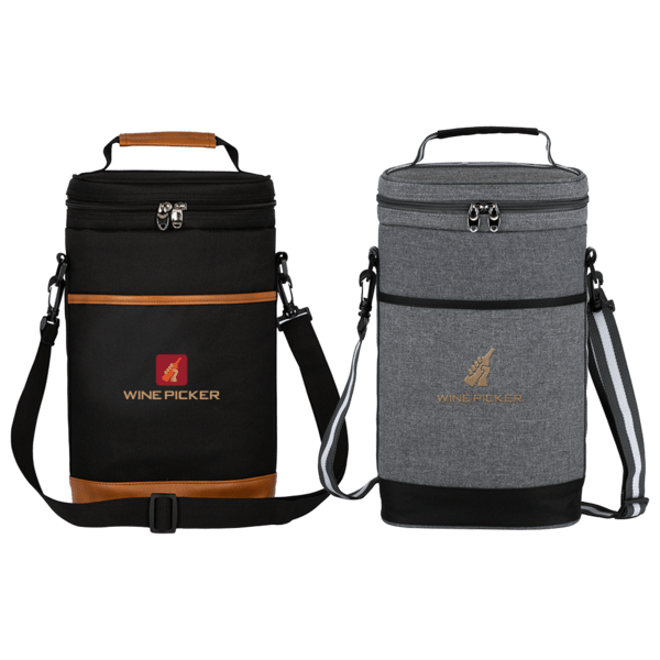 Paso Robles Wine Bottle Cooler Bag, custom cooler bag with logo imprint 5