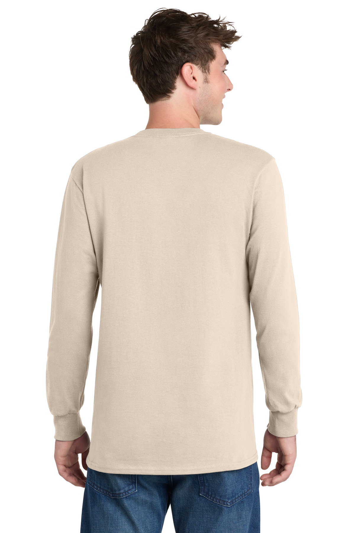 Port & Co Tall Long Sleeve Essential Tee. PC61LST 1