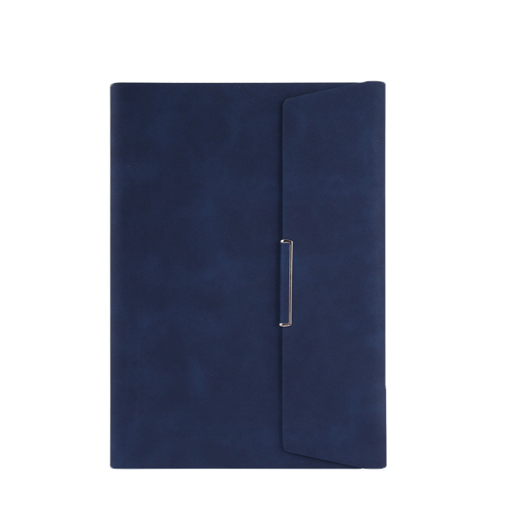 A5 Size 3 Fold 6 Rings Pu Leather Binder Notebook With Card Holder 3