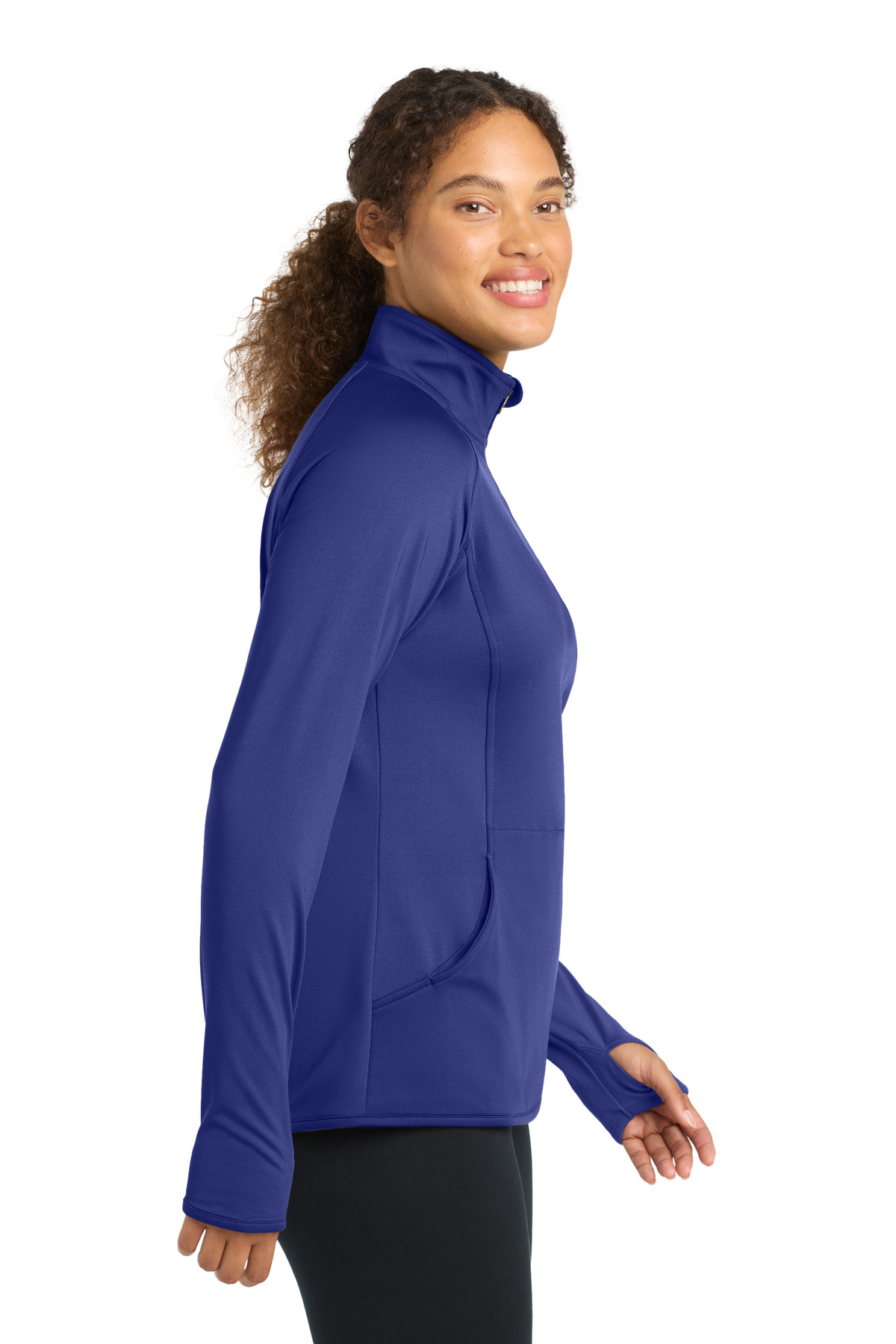 Sport-Tek® Ladies' Sport-Wick® Stretch Full-Zip Jacket 70
