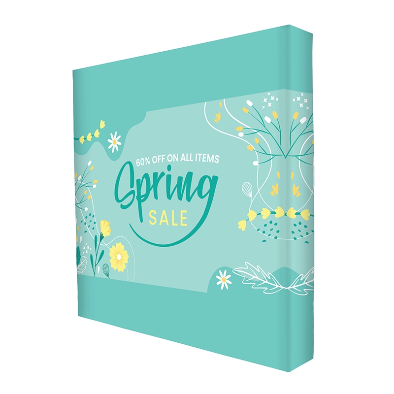 DisplaySplash Pop-Up Fabric Display - 8' W x 7.5' H
